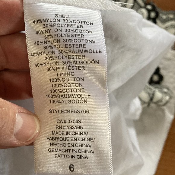 Anthropologie Eli & Ali Ninetta Lace Sleeveless Dress, Size 6, New with Tags - Picture 14 of 16